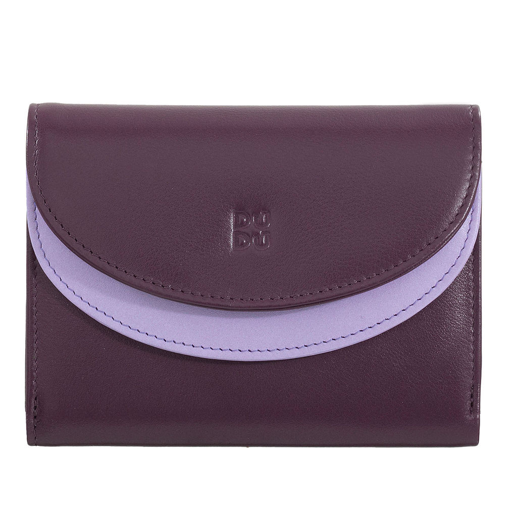 Итальянский женский кожаный кошелек DuDu серии Galapagos | темно-фиолетовый - Dudubags фото 2