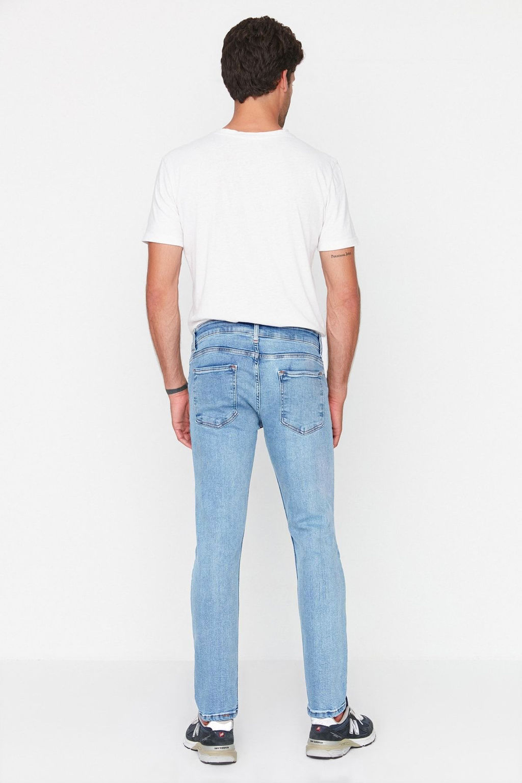 TRENDYOL MAN Siyah Skinny Fit Esnek Kumas Dar Kesim Jeans TMNAW23JE00047 - Trendyolmilla фото 54