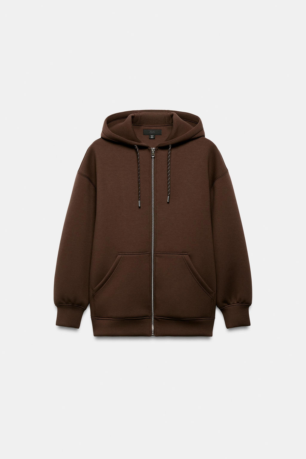 SUDADERA CAPUCHA CORDONES / Marr?n - Zara фото 8