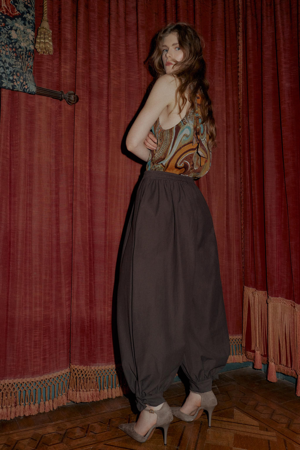 TIERED TROUSERS WITH BOWS - Zara фото 4