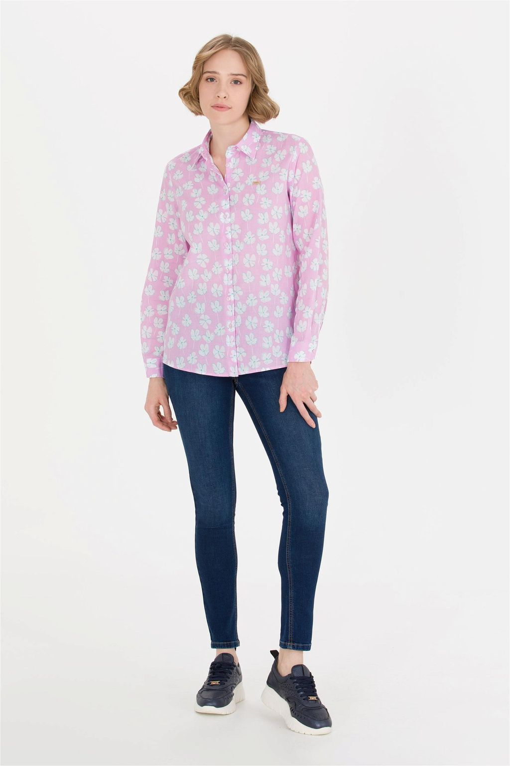 Женская рубашка Magnolia с длинным рукавом - U.s. polo assn фото 3