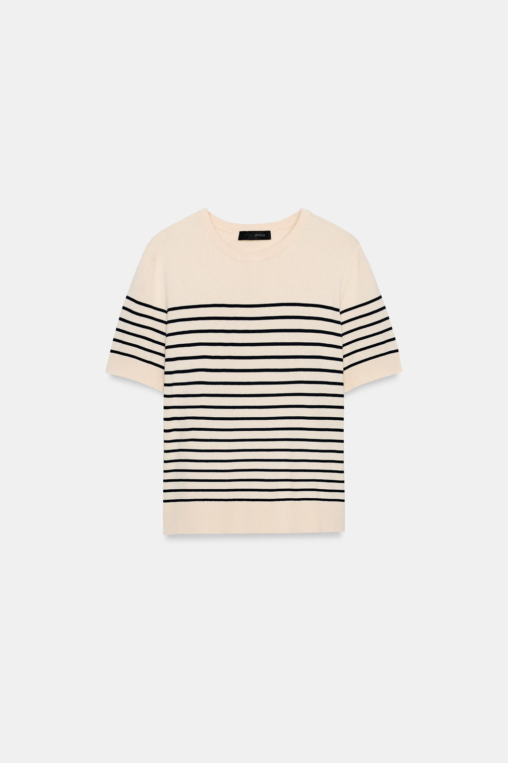 JERSEY PUNTO MANGA CORTA RAYAS / rayas - Zara фото 5