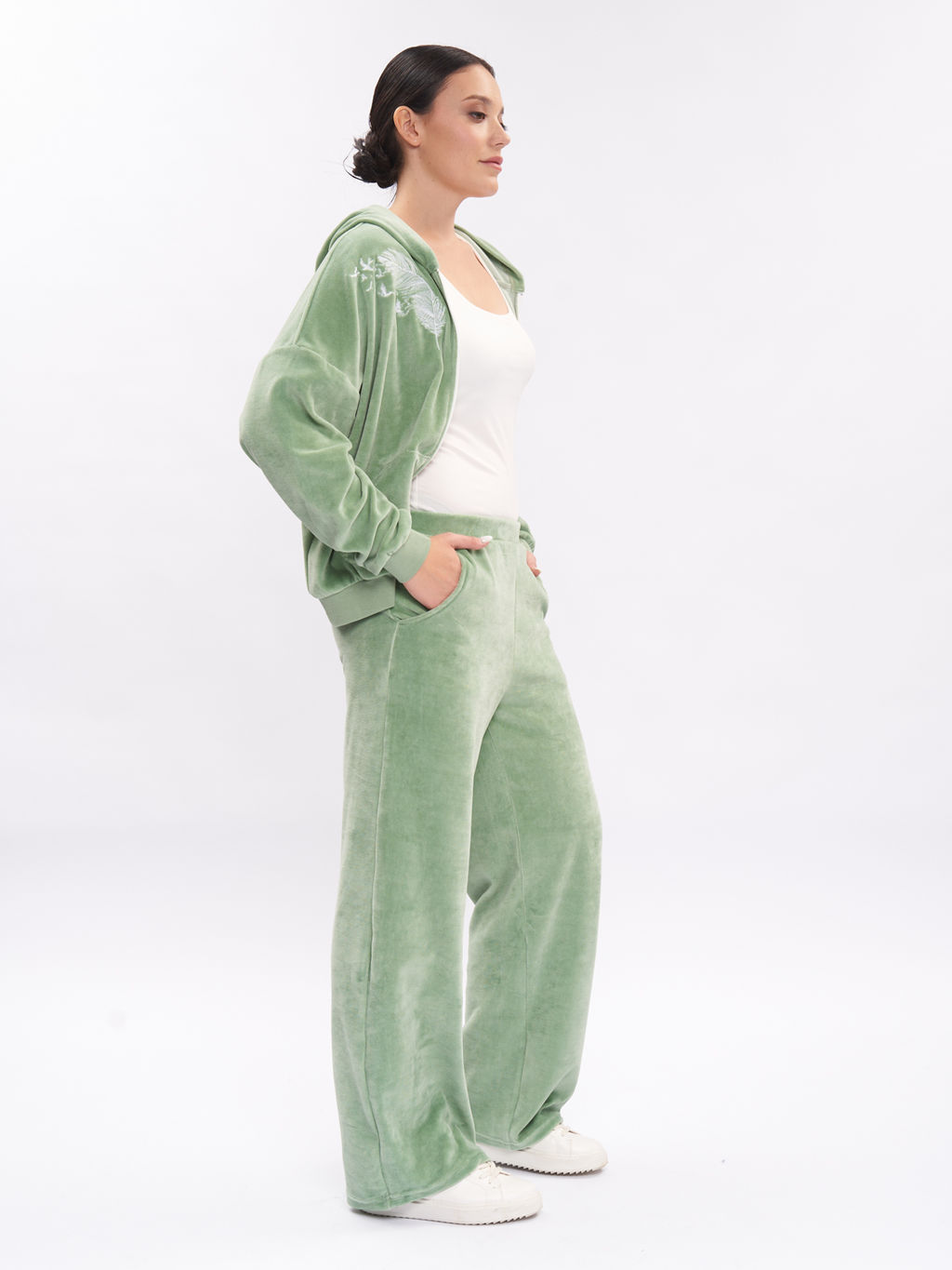 Костюм велюровый KO01046GRN53 - Артесса фото 2