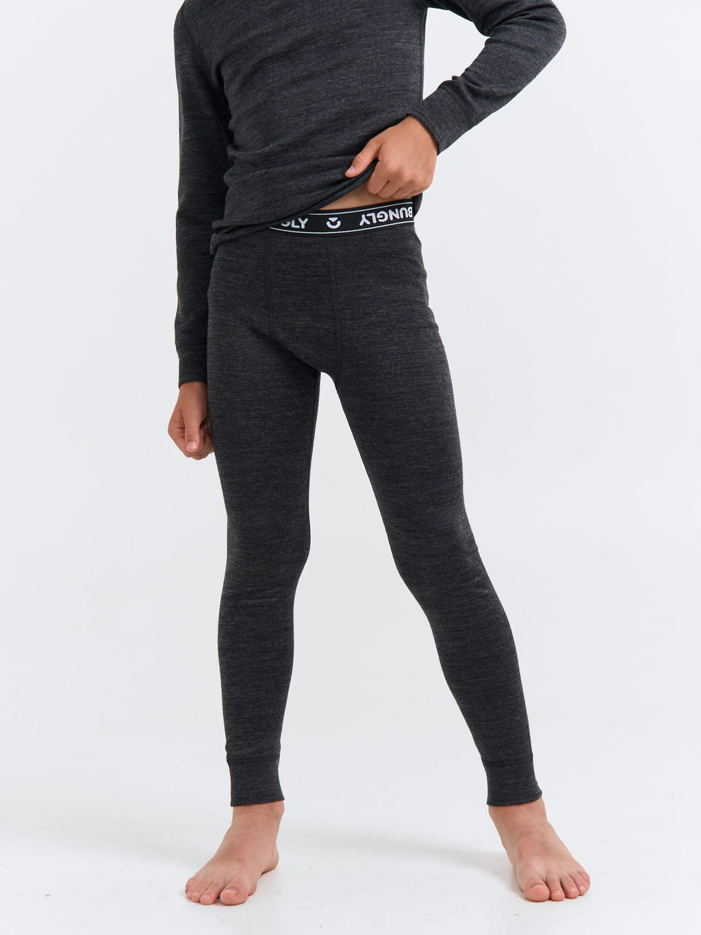 Комплект термо Графит меланж с шерстью для мальчиков 7+ - Bungly фото 3