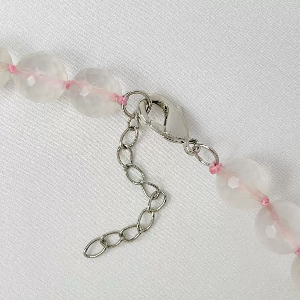 Бусы с Розовым кварцем