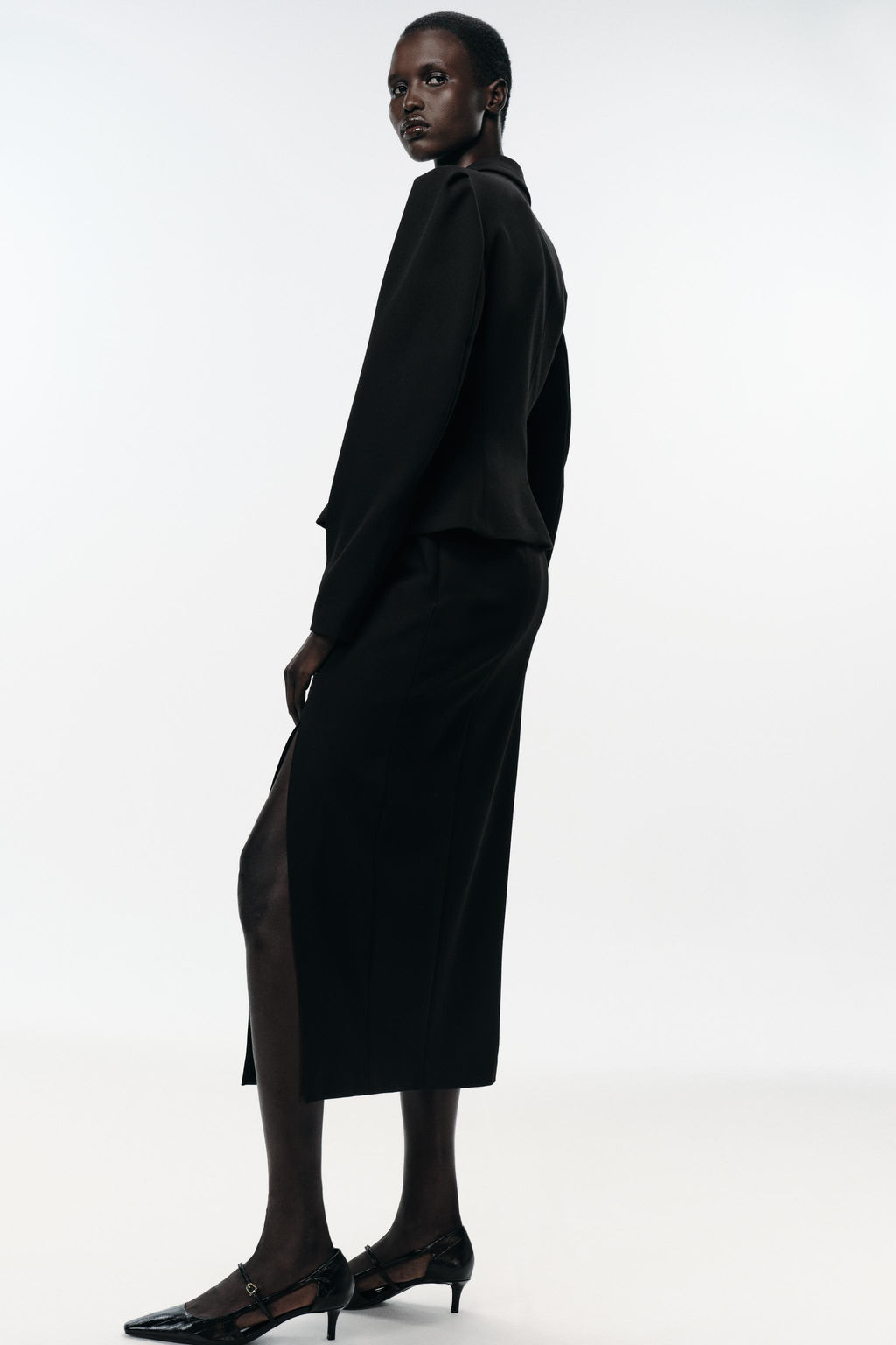 PUFF SLEEVE PEPLUM BLAZER - Zara фото 5