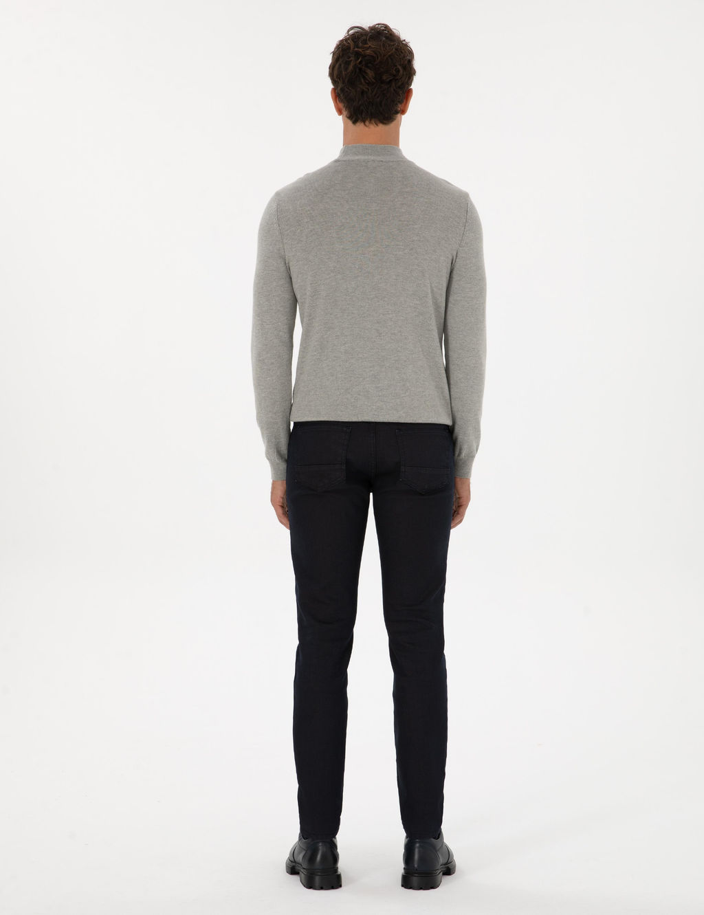 Lacivert Slim Fit Jean Pantolon