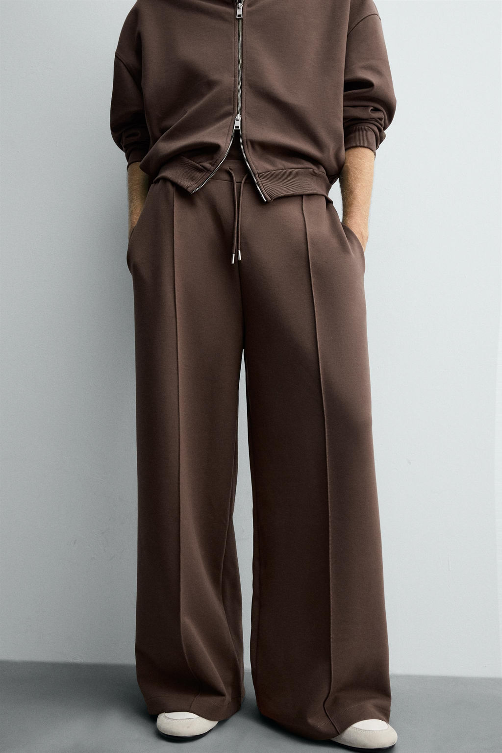 LABEL INTERLOCK TROUSERS - Zara фото 6