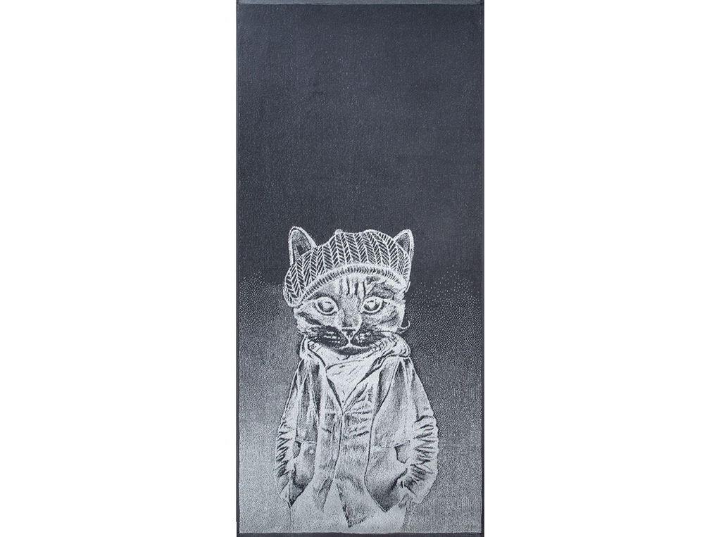 Полотенце махровое 6с102.411ж1 Козырек(антрацит) 67х150см