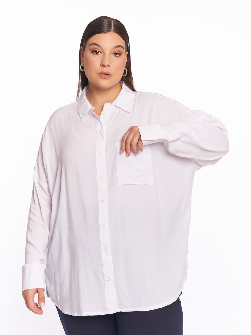 Белая блузка BL28304WHT02 - Артесса фото 7