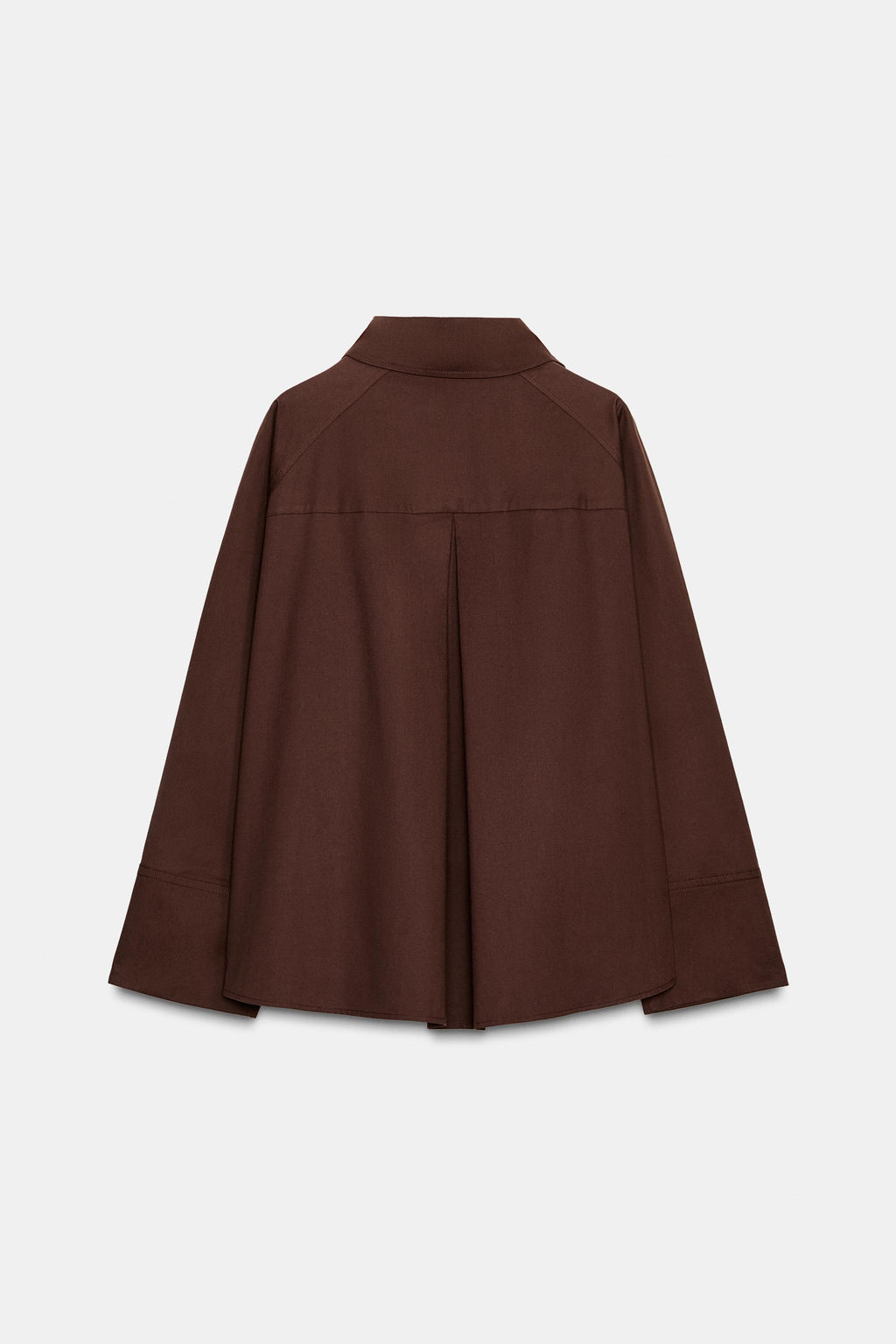 ZW COLLECTION OVERSIZE PLEATED SHIRT