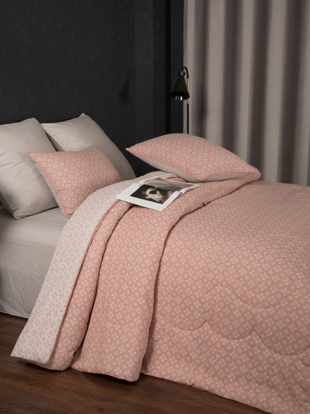 Комплект с одеялом Кемер (коралл жемчуг) MOROCCO