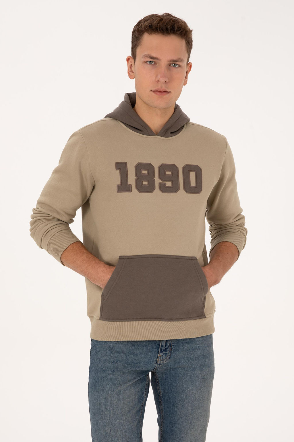 Erkek A__k Haki Sweatshirt