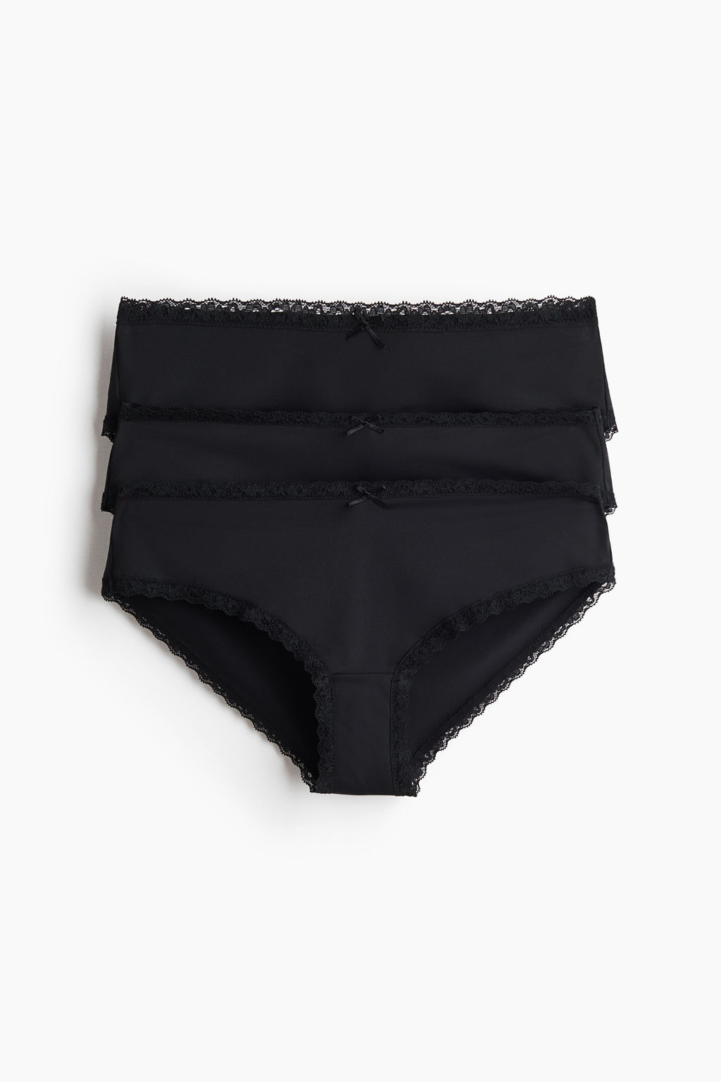 Pack de 3 bragas hipster con ribetes de encaje - H&m фото 2