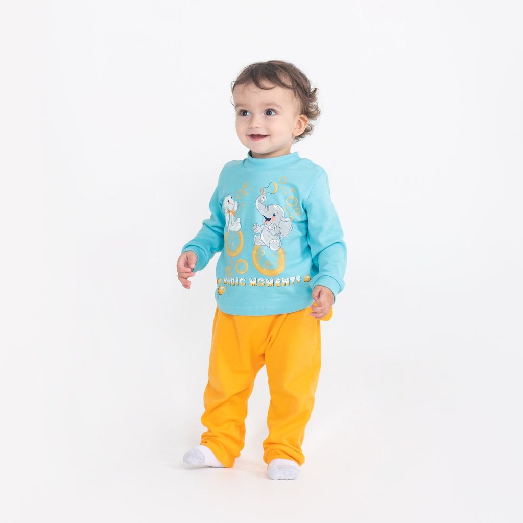 CRB wear/CWNB 62830-43-285 Водолазка для мальчика, голубой/Ex.Cherubino фото 2