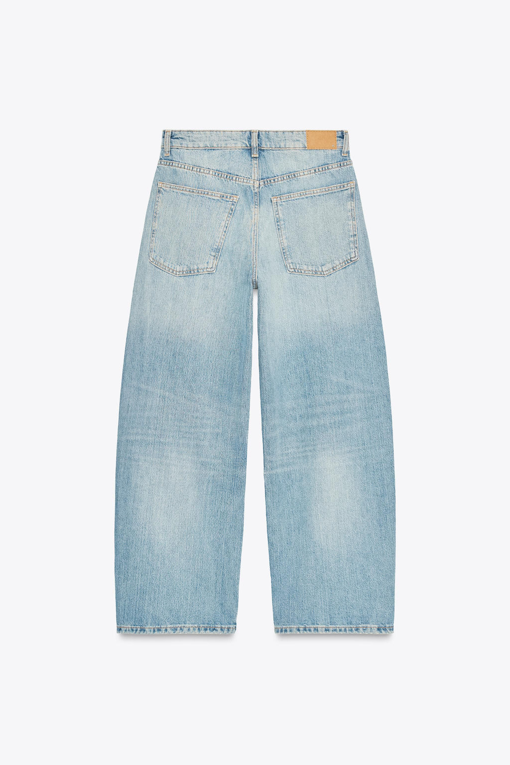 TRF BAGGY BALLOON MID-WAIST JEANS - Zara фото 7