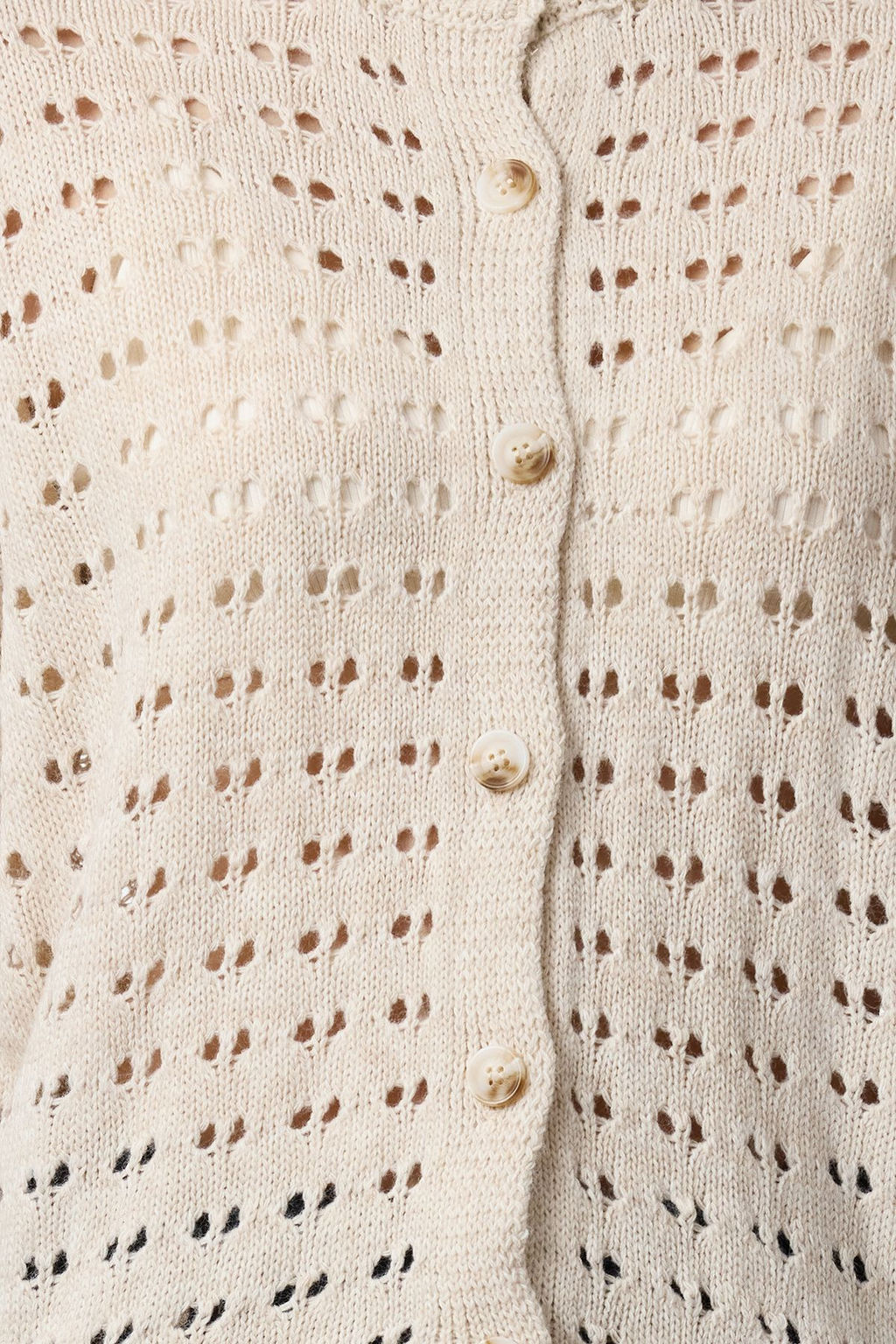 TRENDYOLMILLA Ekru Dantel Detayl? Ajurlu/Delikli Triko H?rka TWOAW25HI00293  фото 3