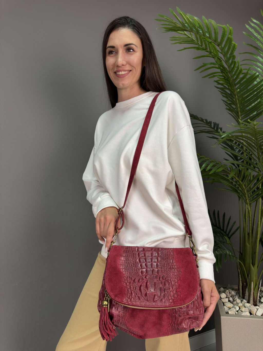 Сумка женская из телячьей кожи - Sefaro фото 6