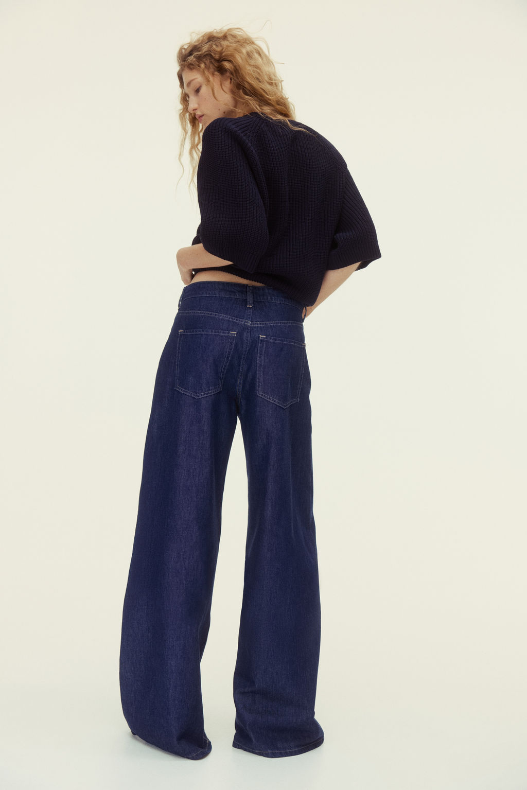 Wide High Waist Jeans - H&m фото 6