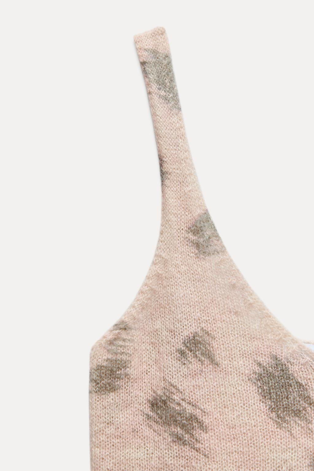 JACQUARD KNIT TOP - Zara фото 3