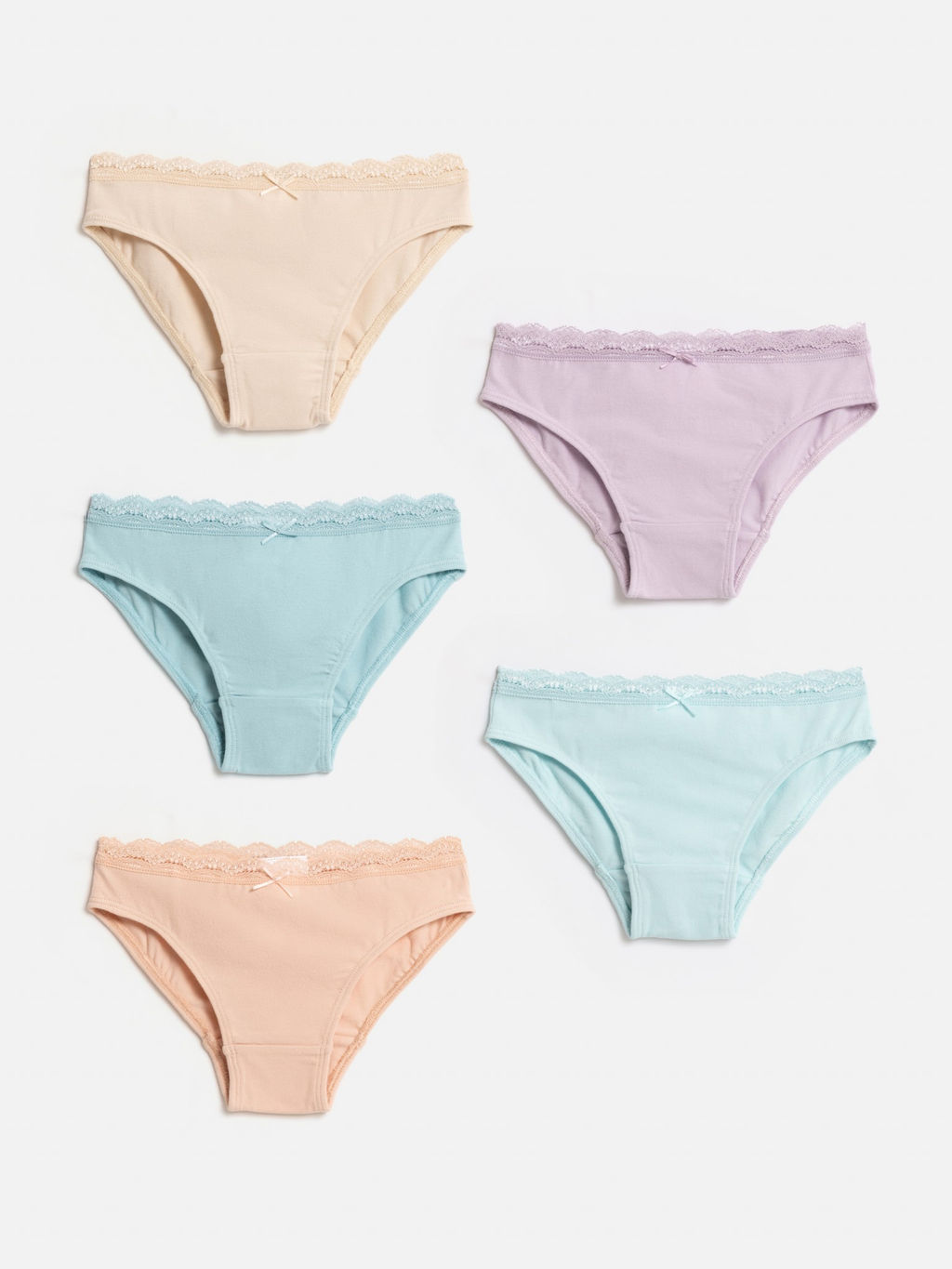 ACOOLA / Трусы для девочек в наборе из 5 шт. Veika ассорти