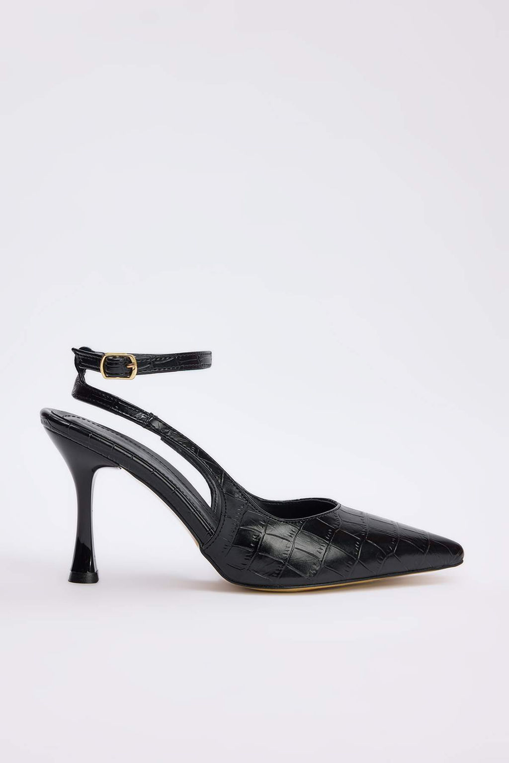 Trendyol Shoes Bordo Kroko Desenli Sivri Burun Kad?n Ince Topuklu Ayakkab? TAKSS25TO00082 - Trendyolmilla фото 9