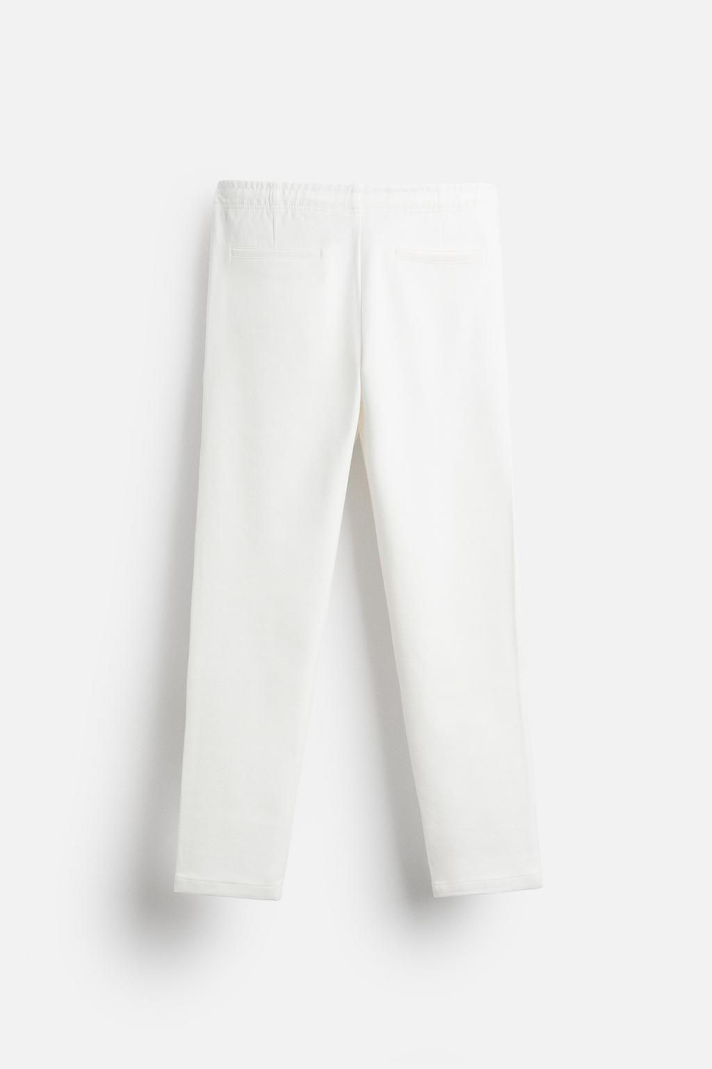 COMFORT FIT JOGGER WAIST TROUSERS - Zara фото 33