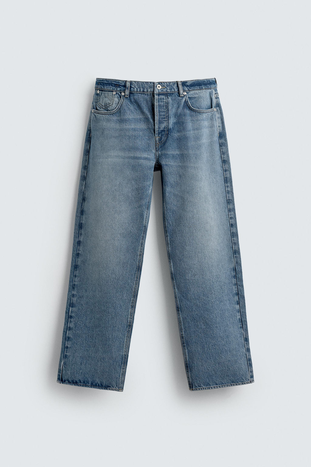 RELAXED FIT LIMITED EDITION JEANS - Zara фото 8