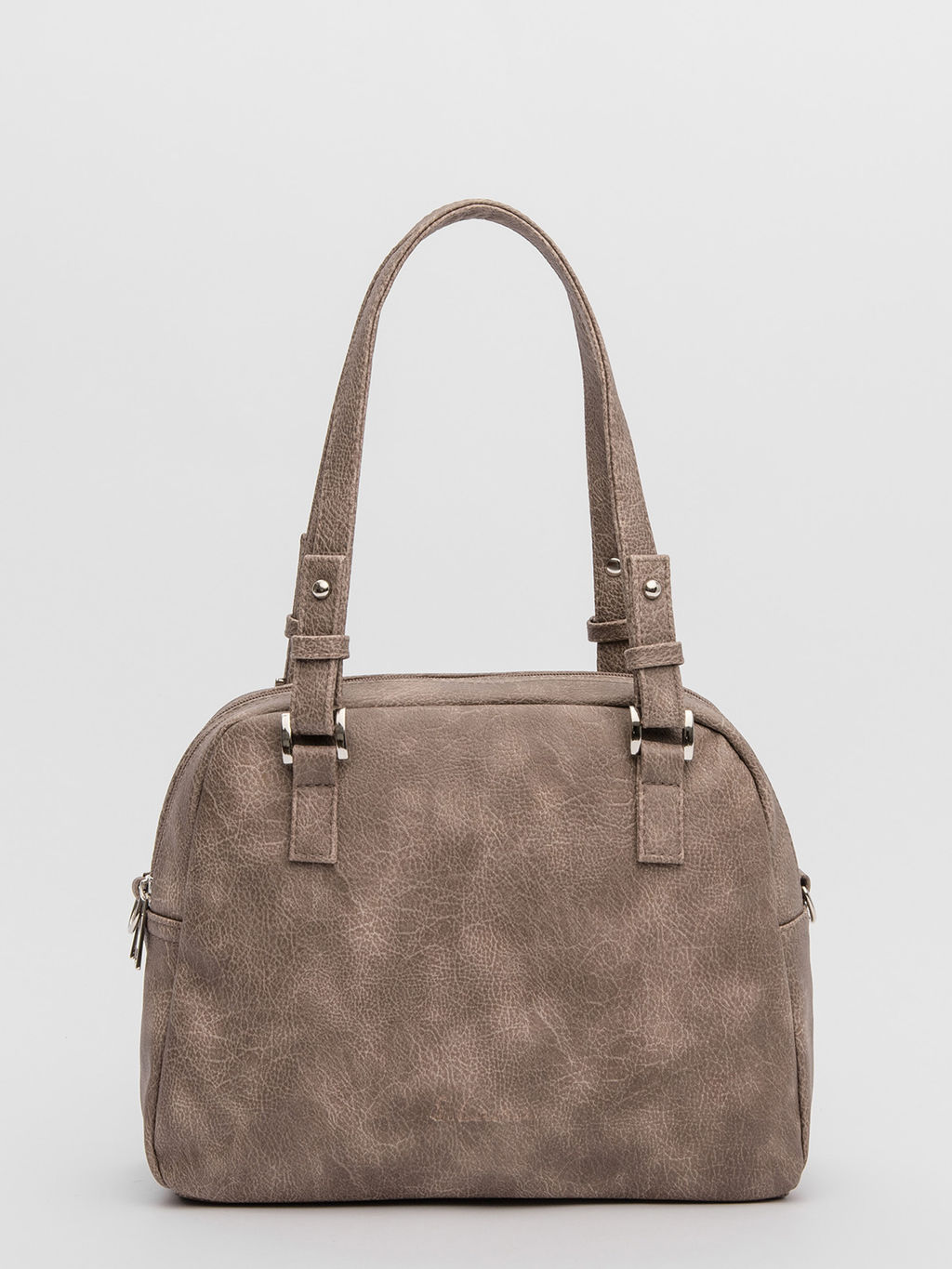 Серо-коричневая сумка классическая S.Lavia  фото 12