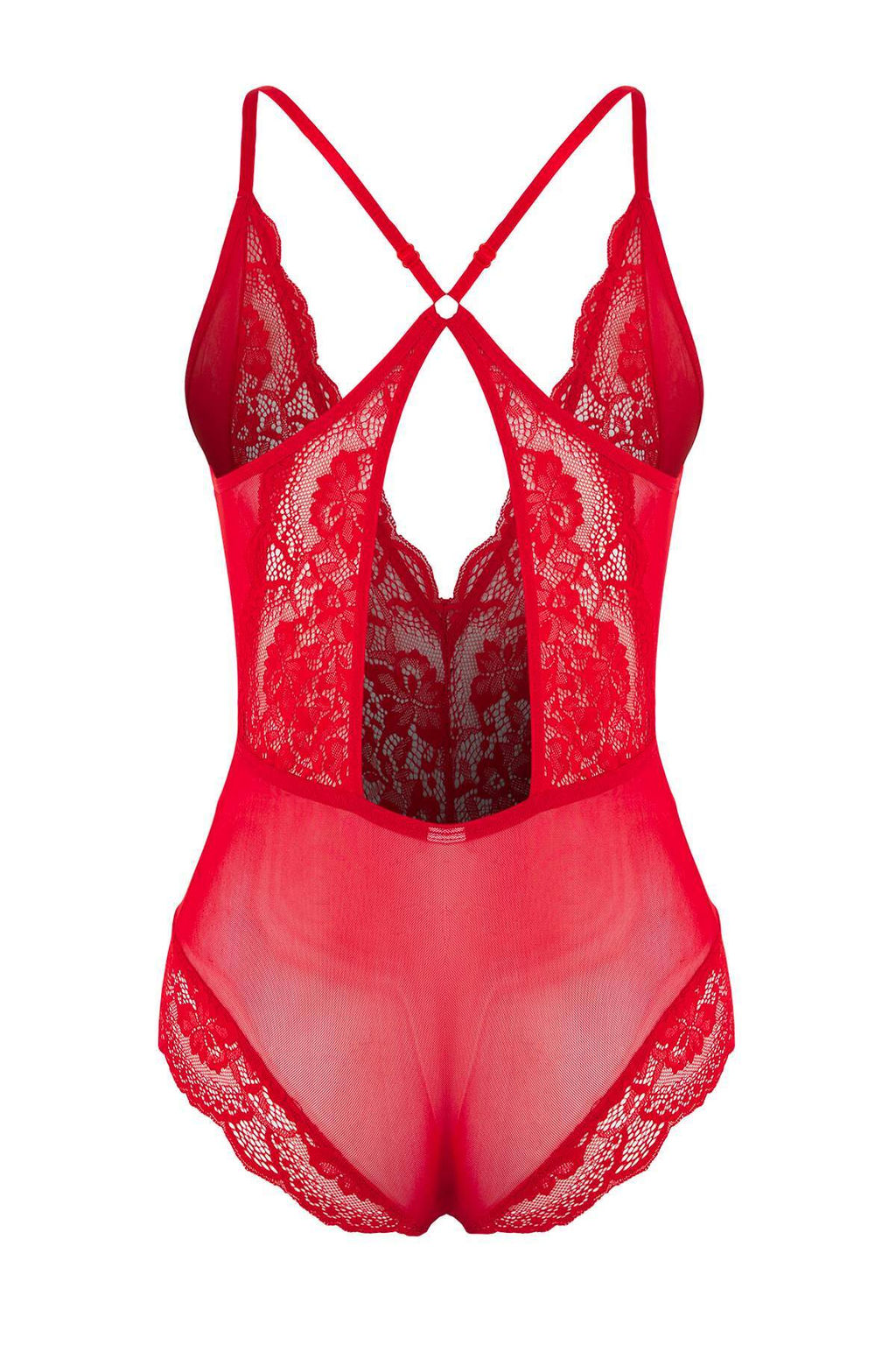 TRENDYOLMILLA Siyah Tul Dantel Detayl? Kaps?z Orme Body THMSS25BD00008  фото 7