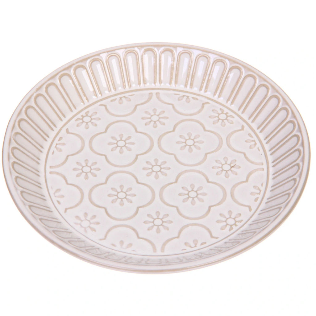 Чайная пара "Верона" (кружка 230мл, блюдце) цветы