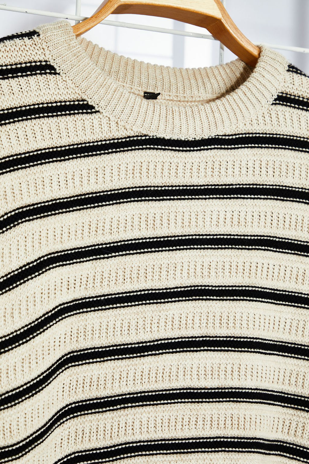 TRENDYOL MAN Lacivert Casual Unisex Oversize Bisiklet Yaka Cizgili Triko Kazak TMNAW25KZ00025 - Trendyolmilla фото 13