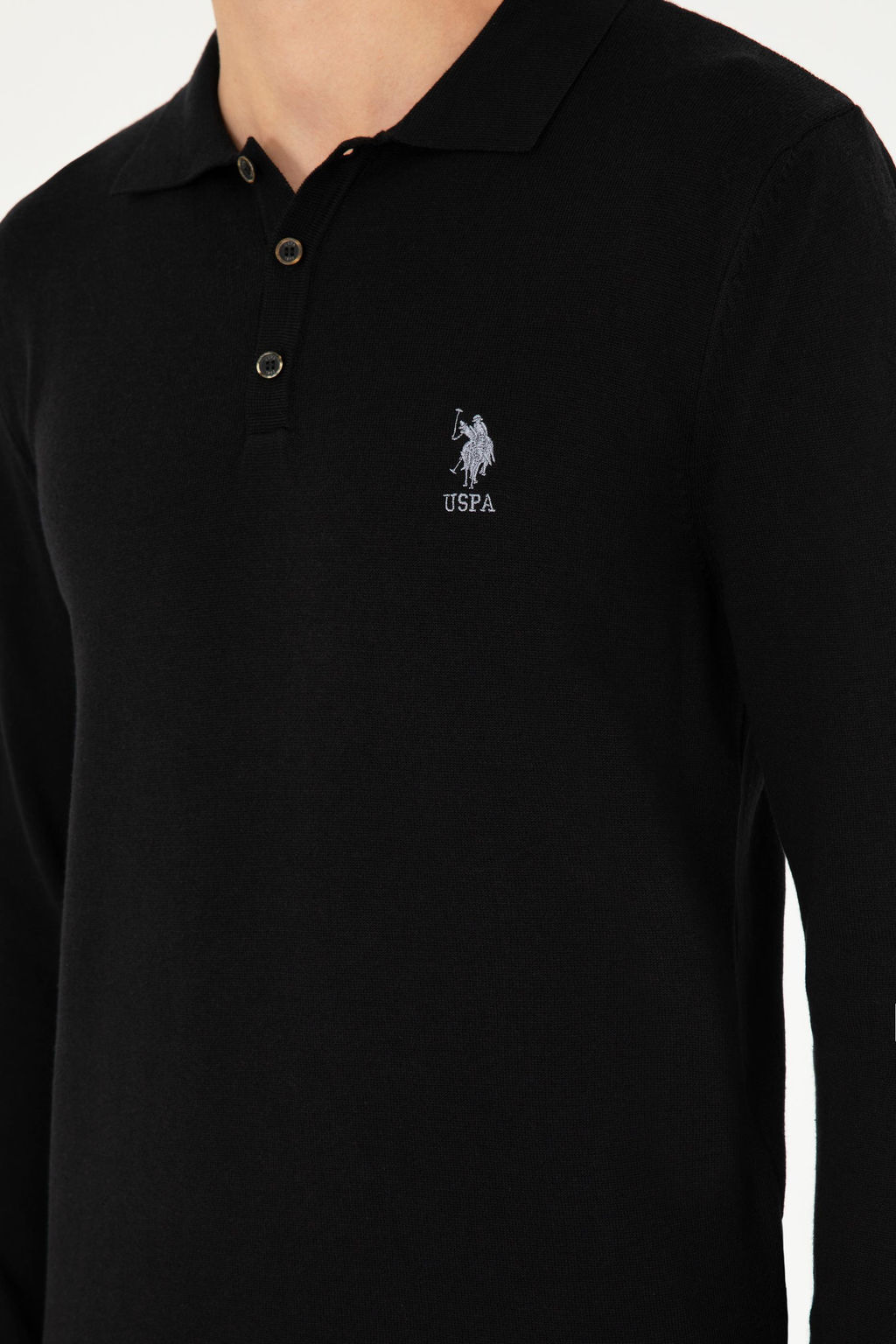 Мужской черный базовый свитер Неожиданная скидка в корзине - U.s. polo assn фото 7