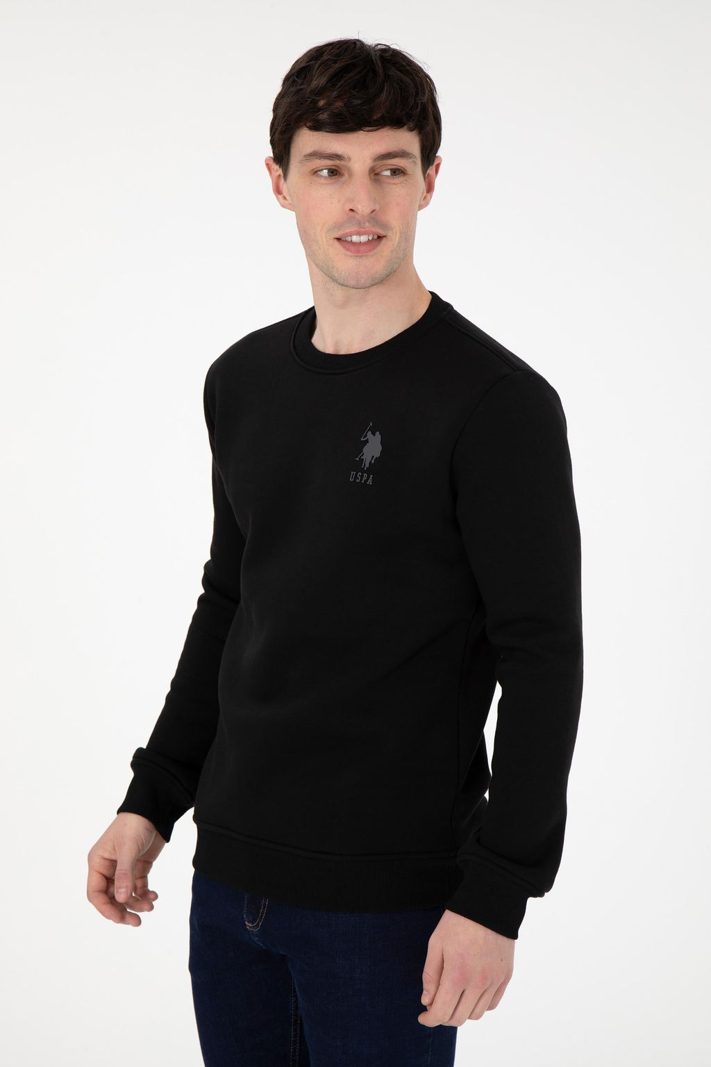 Мужской черный свитшот Неожиданная скидка в корзине - U.s. polo assn фото 8