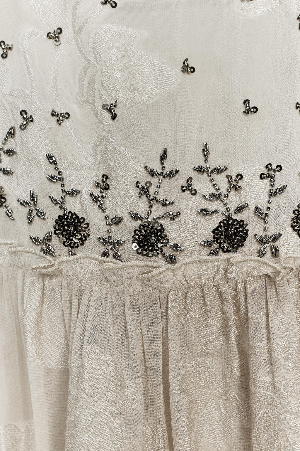 ZW COLLECTION JACQUARD STRAPPY TOP - Zara фото 6