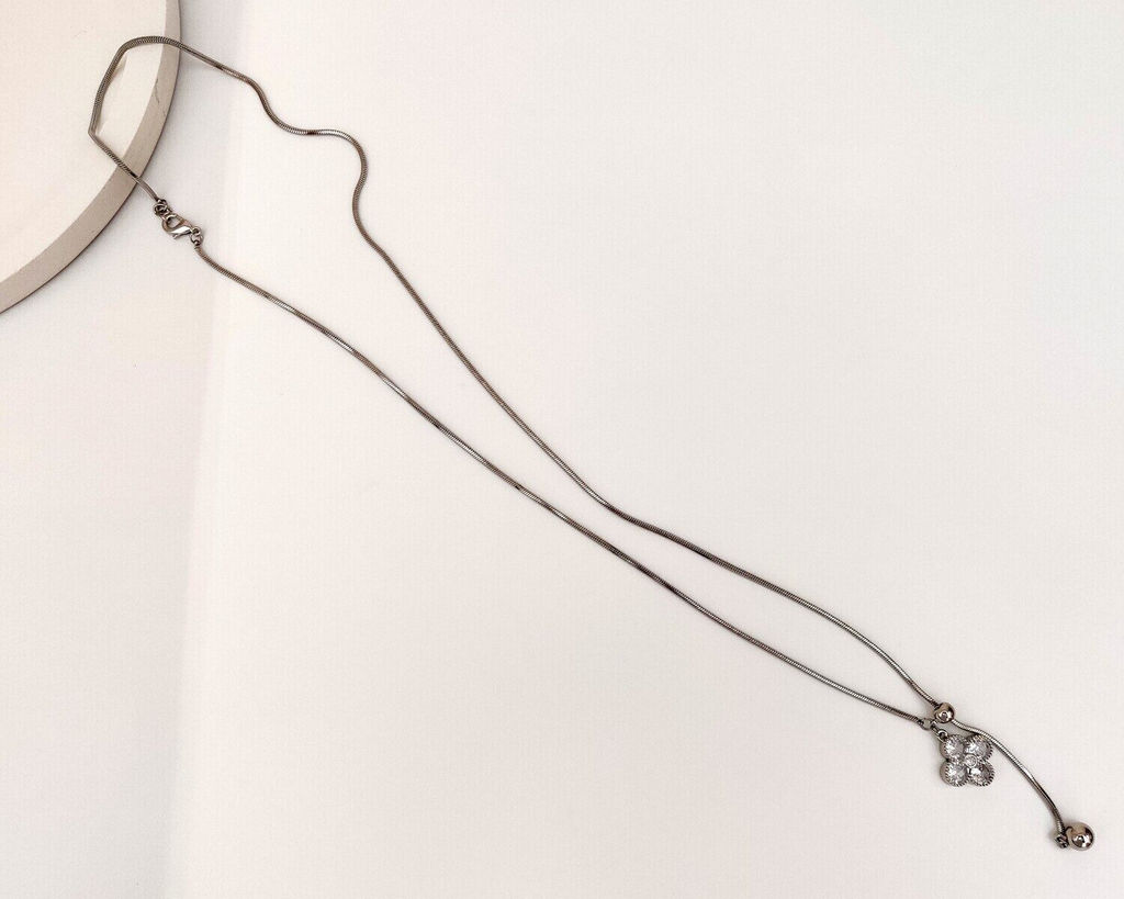 Колье-галстук с цирконами - Vel vett фото 3