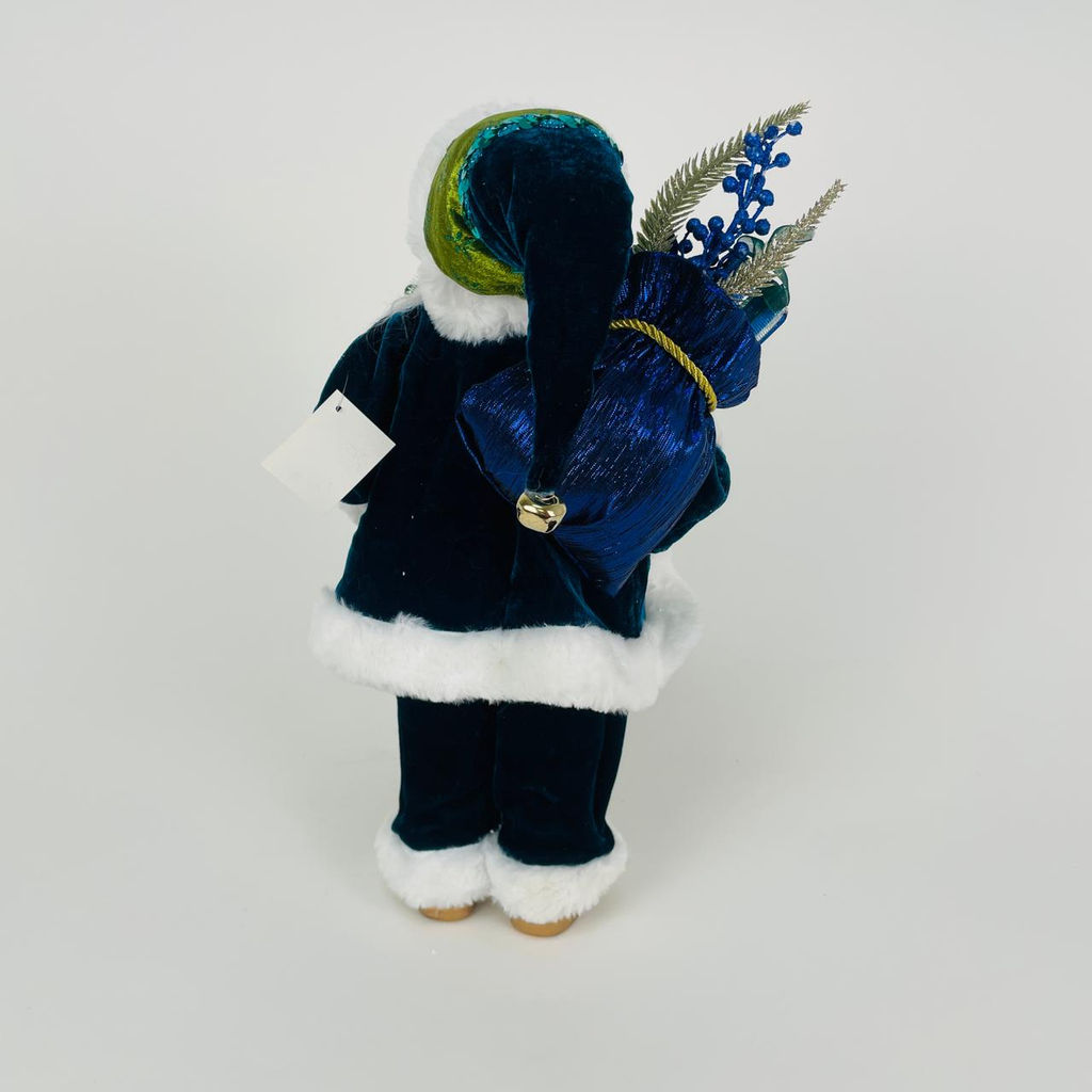 Новогодний декор - Дед Мороз синий 50 см (арт. S1217-18S) - Ип лебедев о.ю фото 4