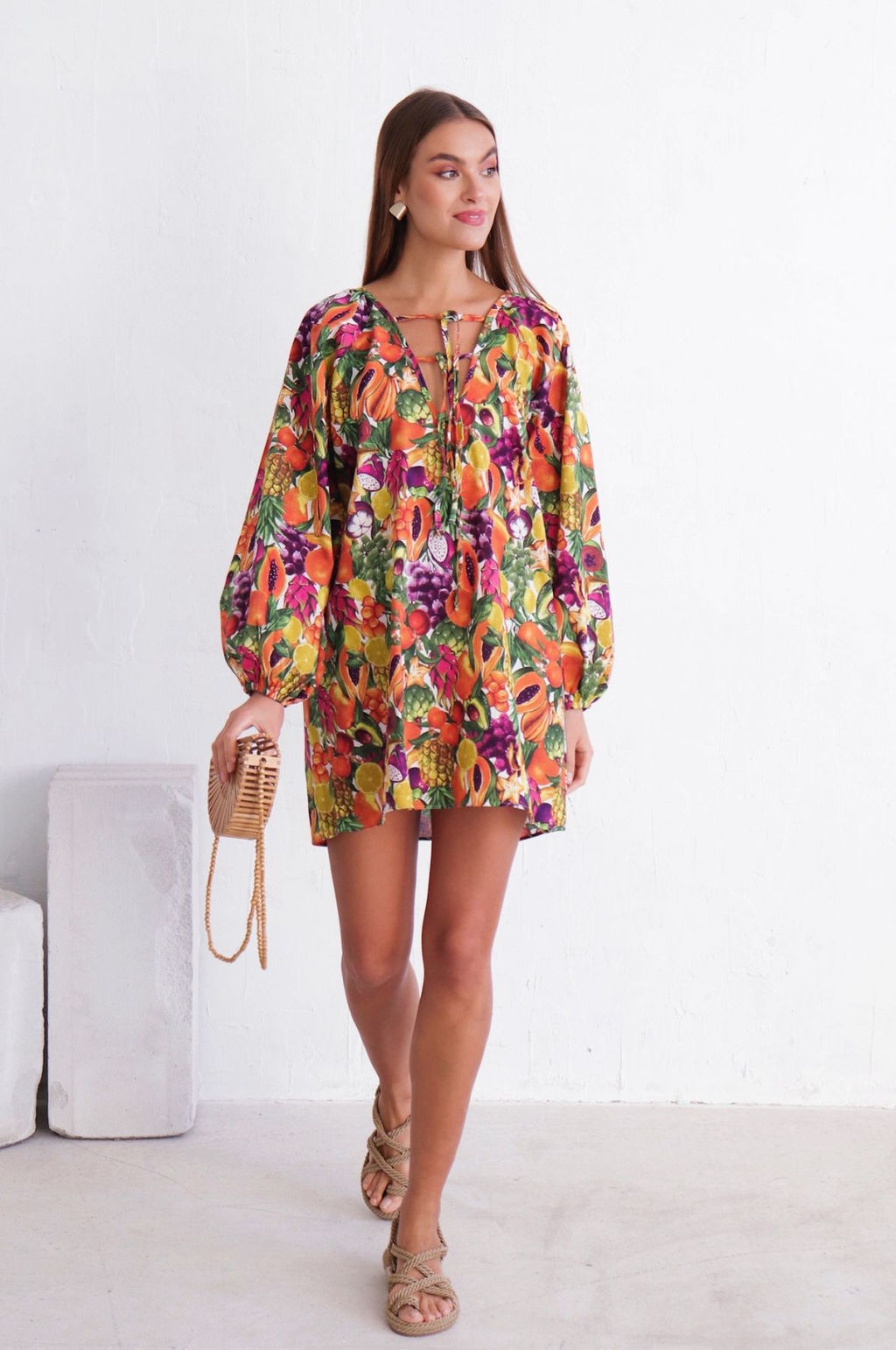 11596 Платье-туника Tropical из 100% хлопка - Martichelli фото 10