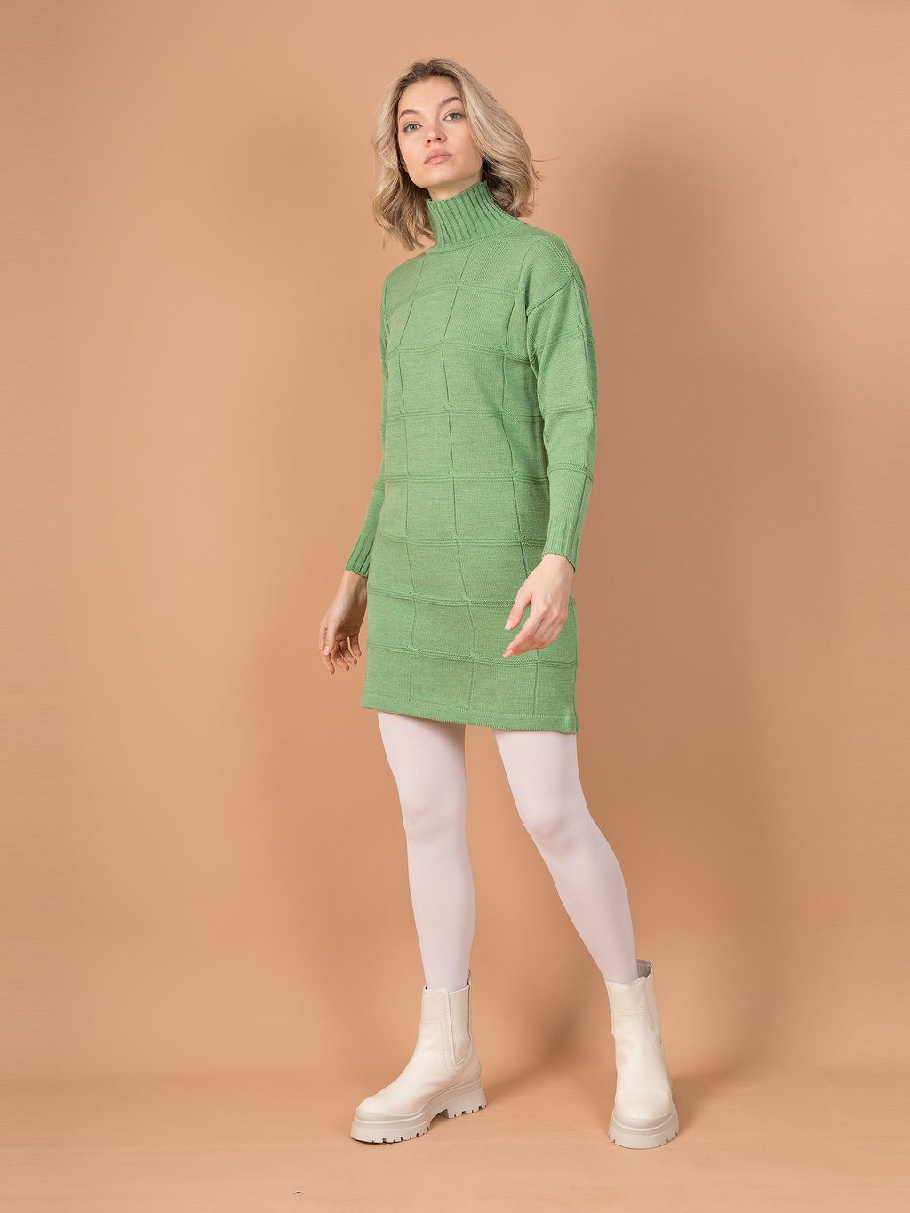 Платье вязаное фактурное - Stilla фото 8