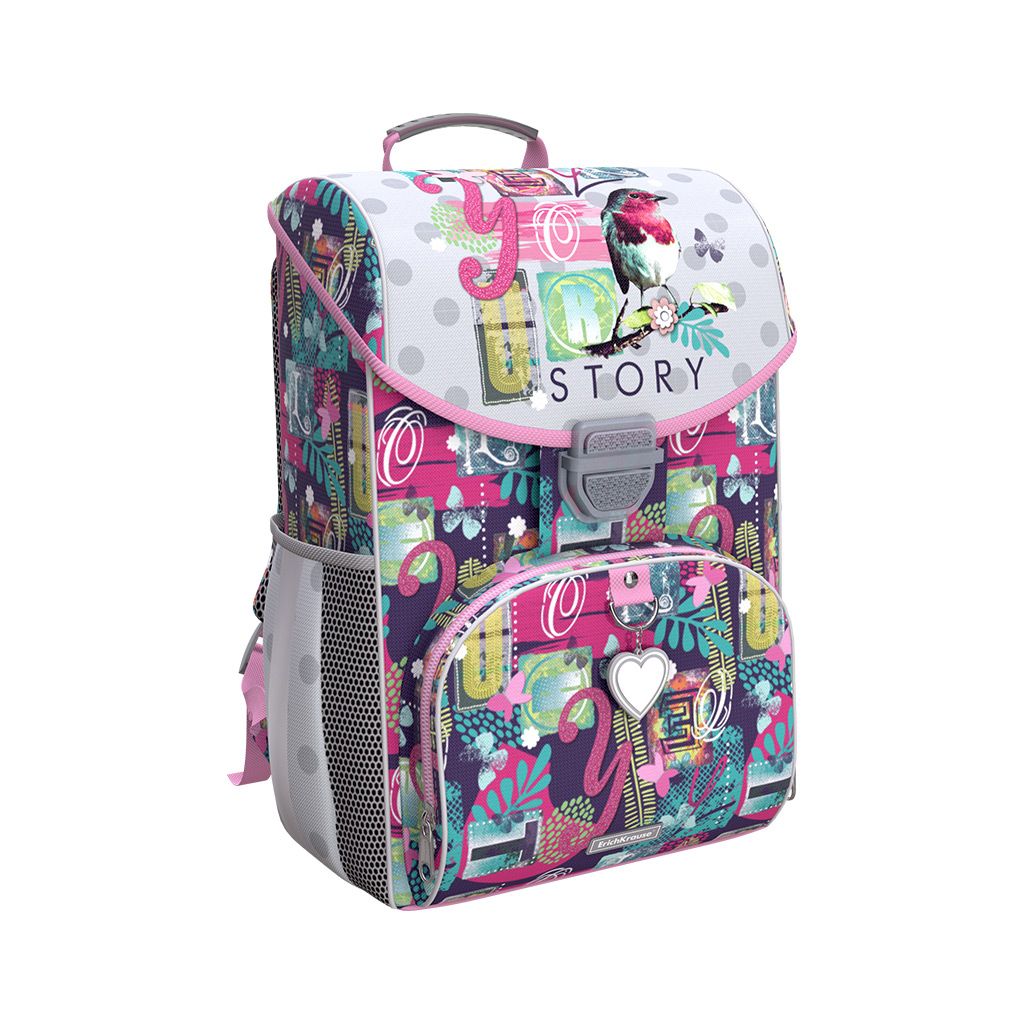 Цена за 1 шт. Ученический ранец ErichKrause ErgoLine® 15L Bird Story