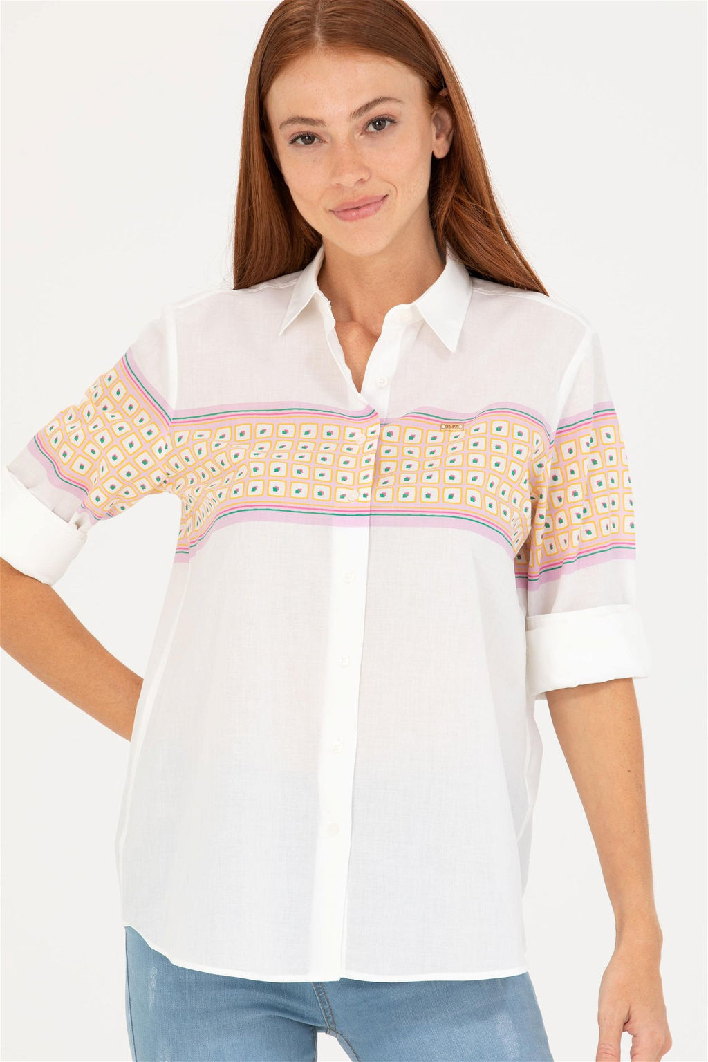 Женская рубашка Magnolia с длинным рукавом - U.s. polo assn фото 9