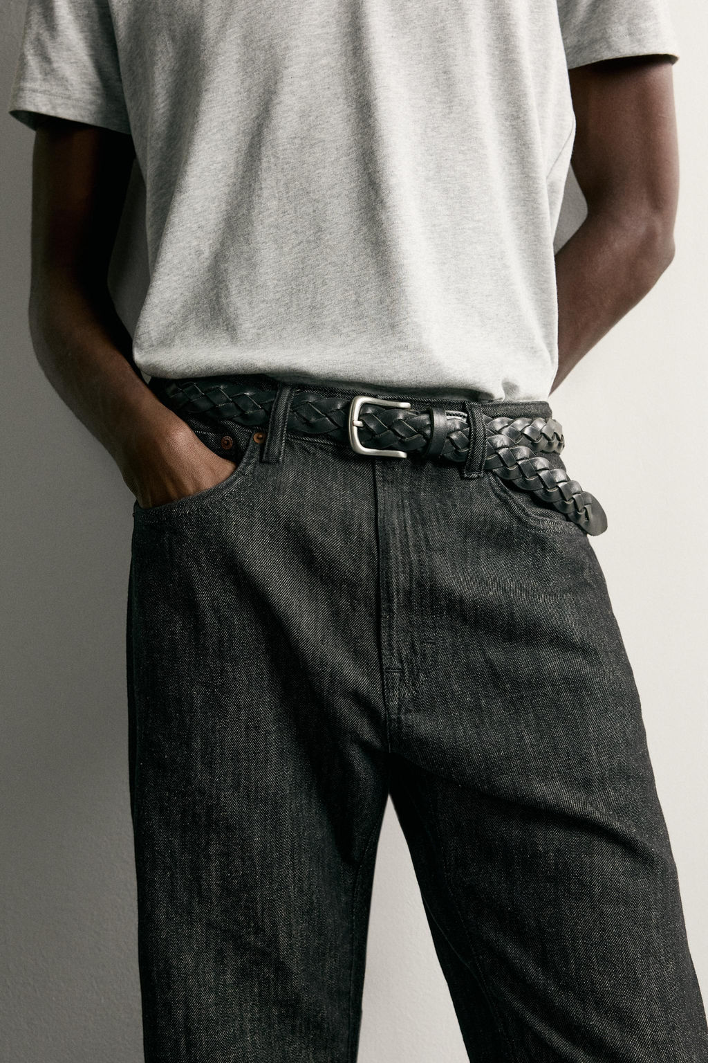 JEANS LIGEROS REGULAR FIT / gris antracita - Zara фото 5