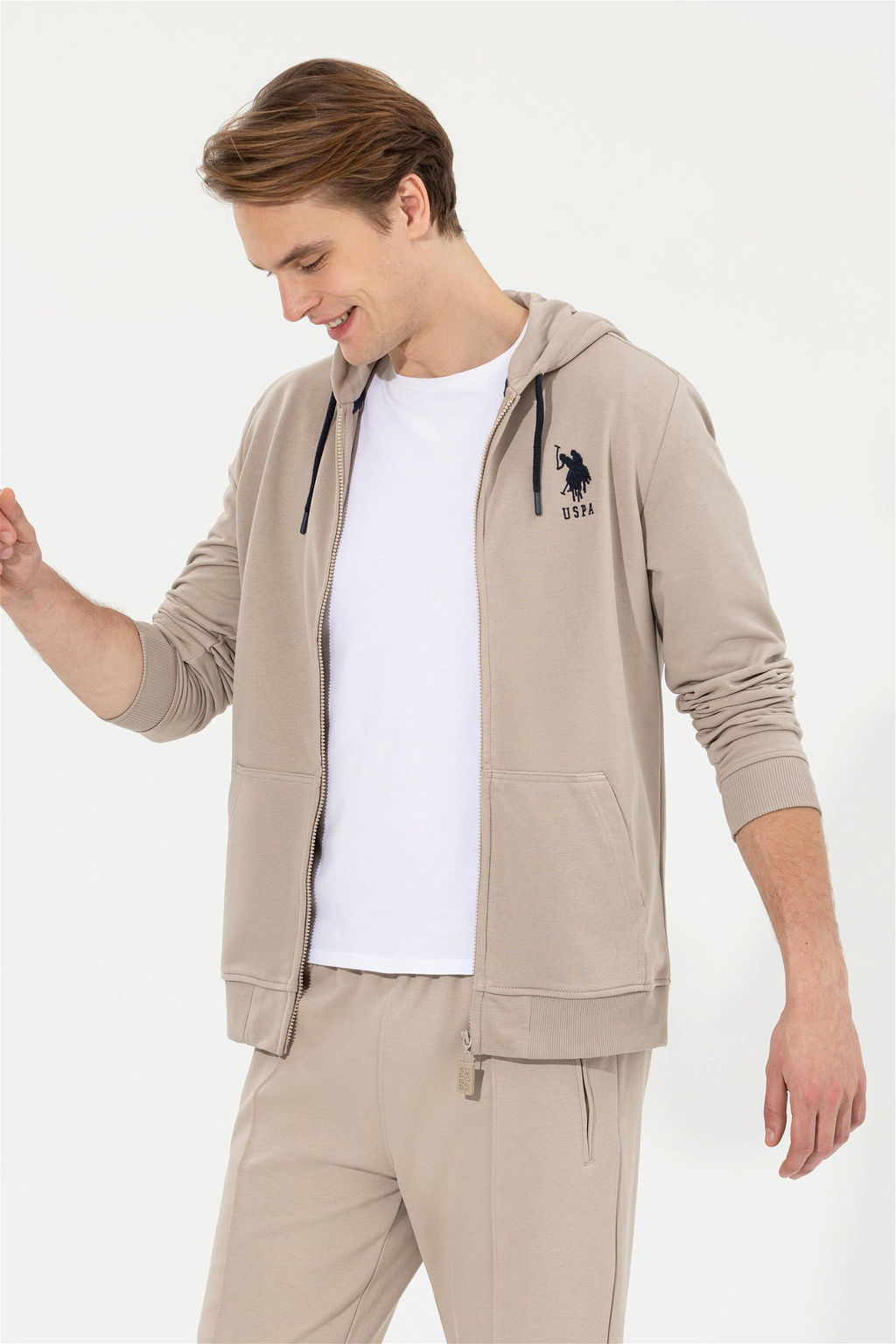 Мужской вязаный кардиган с камнями Неожиданная скидка в корзине - U.s. polo assn фото 3