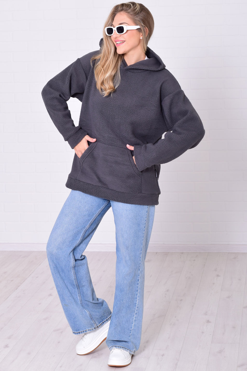 Толстовка базовая 6-218а (дымчатый)