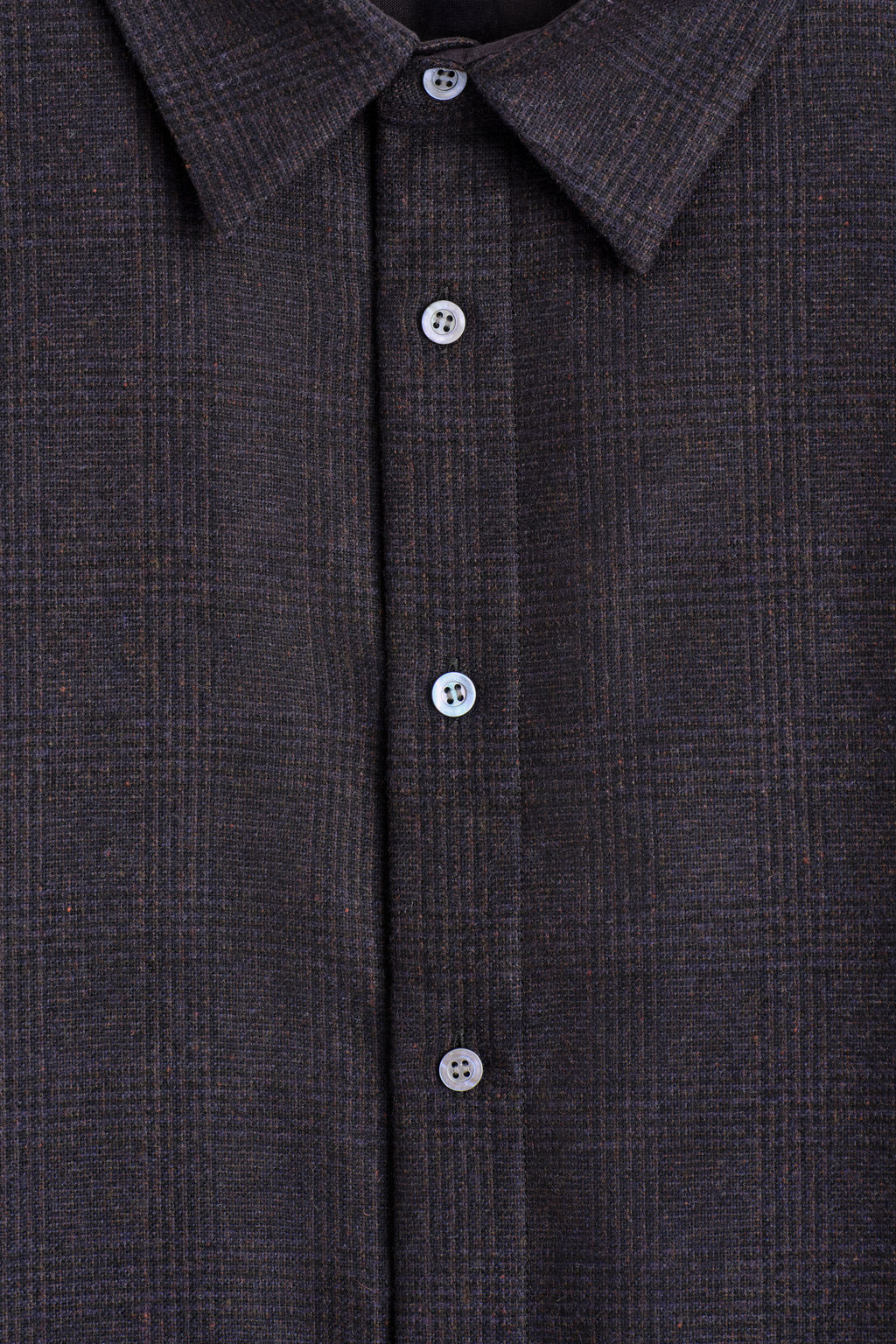 CAMISA DE FRANELA DE LANA RELAXED FIT - H&m фото 7