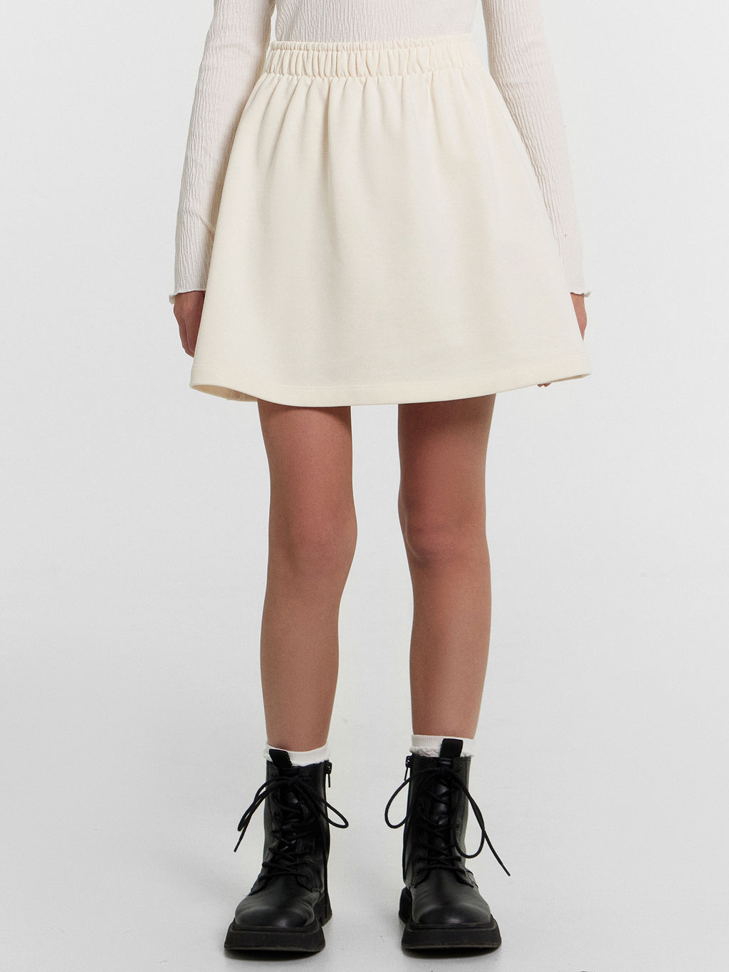 Юбка для девочки кремовая - Mark formelle фото 2