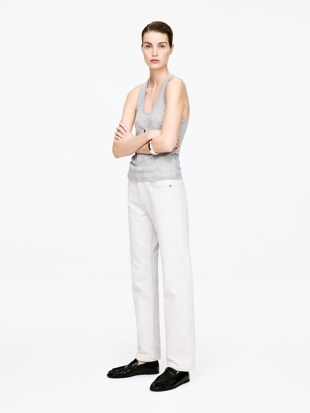 Top sin mangas en cachemir puro - H&m фото 5