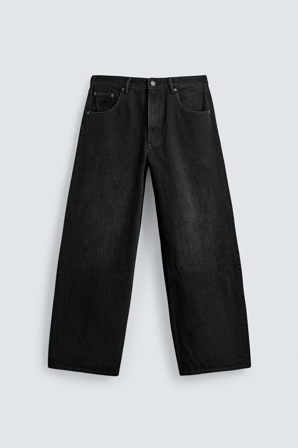 JEANS BAGGY FIT / Negro - Zara фото 7