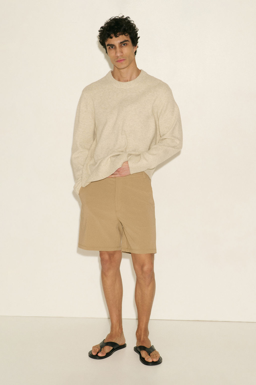 Chinos cortos Four-way stretch Loose Fit - H&m фото 6