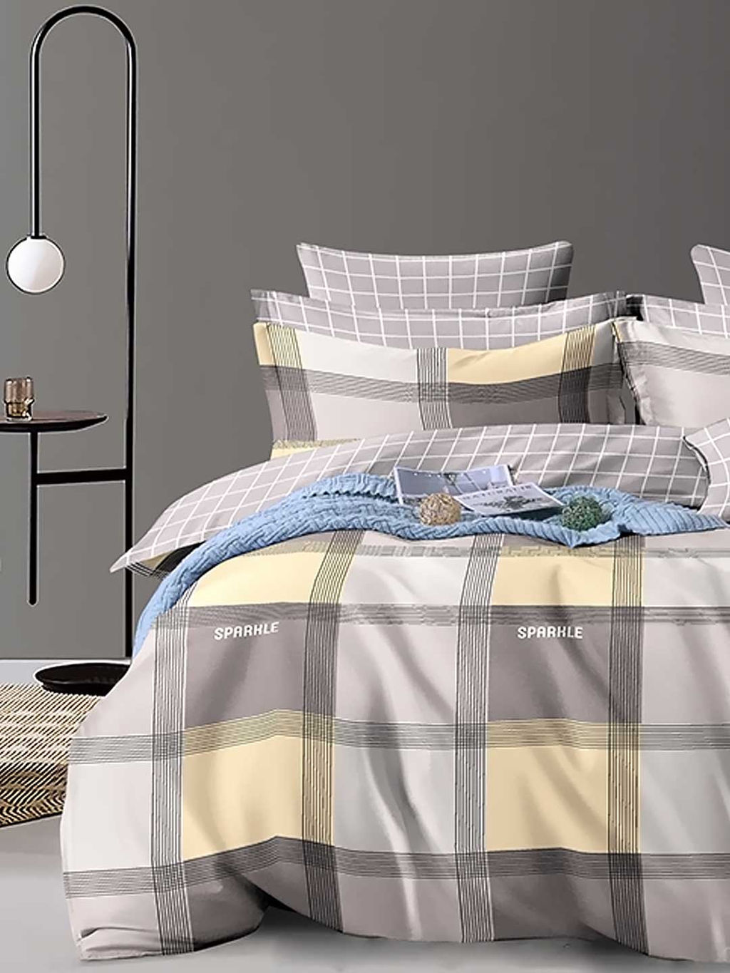 Постельное белье сатин элит на молнии - Сияние Семейный (нав.70х70)